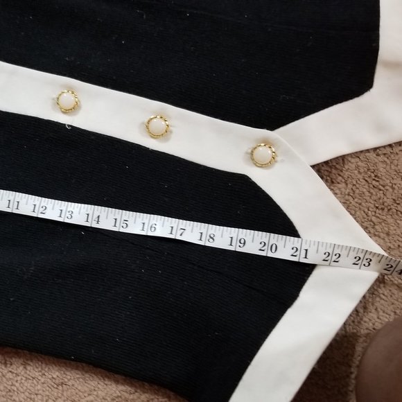 COPY - Elegant B&W Sweater Jacket/Top - Picture 8 of 13